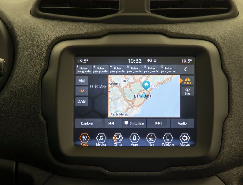 Interior de Jeep Renegade