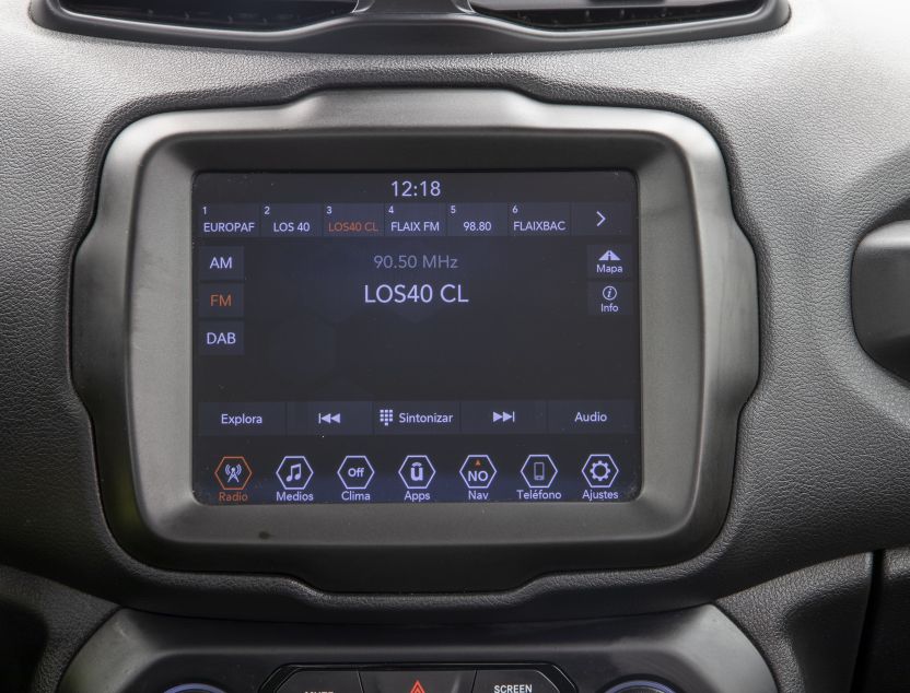 Interior de Jeep Renegade