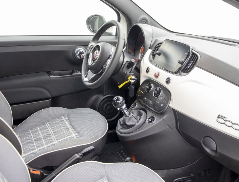 Interior de Fiat 500