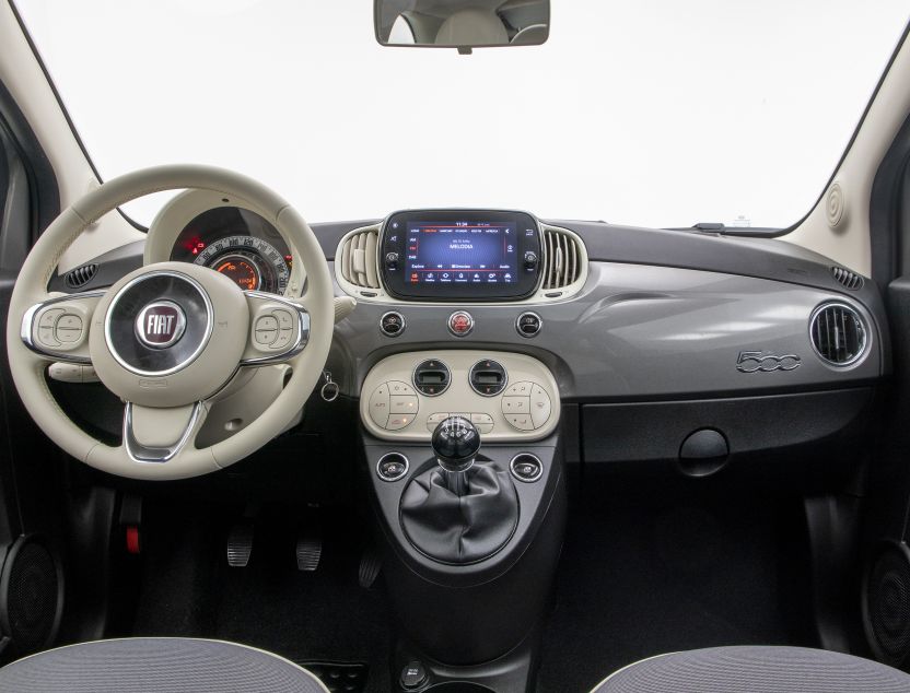 Interior de Fiat 500