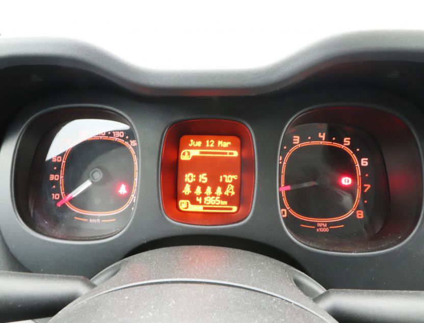 Interior de Fiat Panda