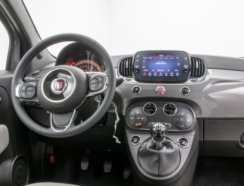 Interior de Fiat 500