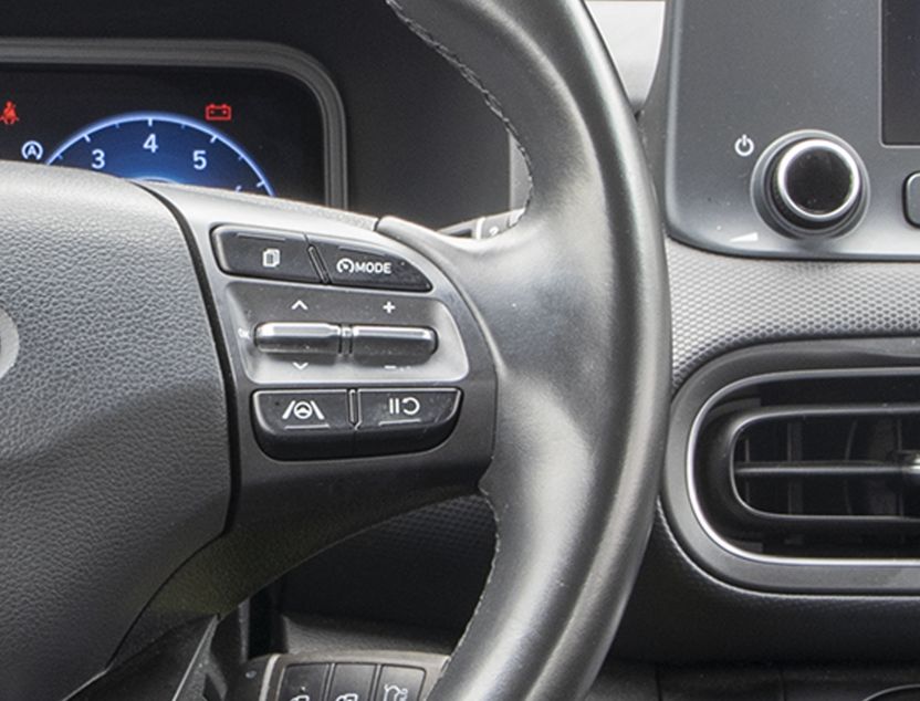 Interior de Hyundai Kona