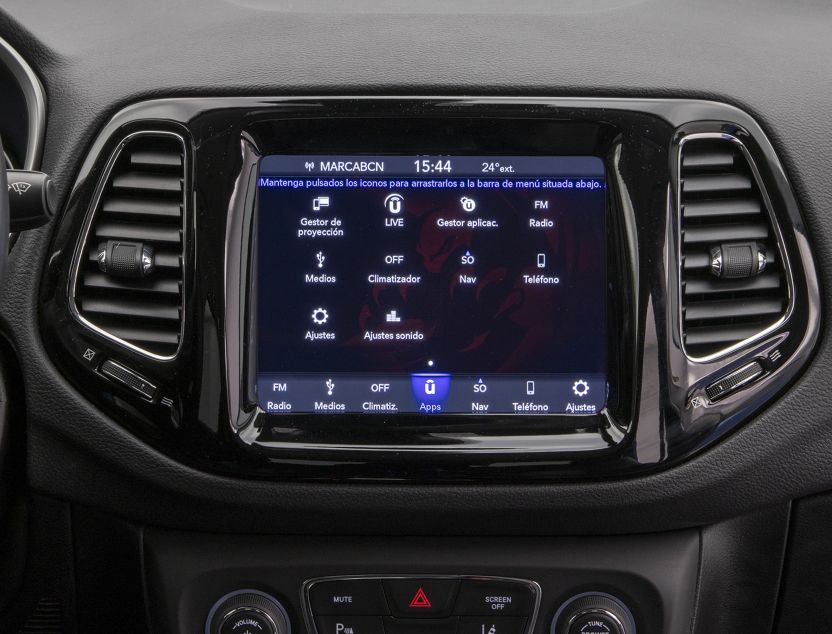 Interior de Jeep Compass