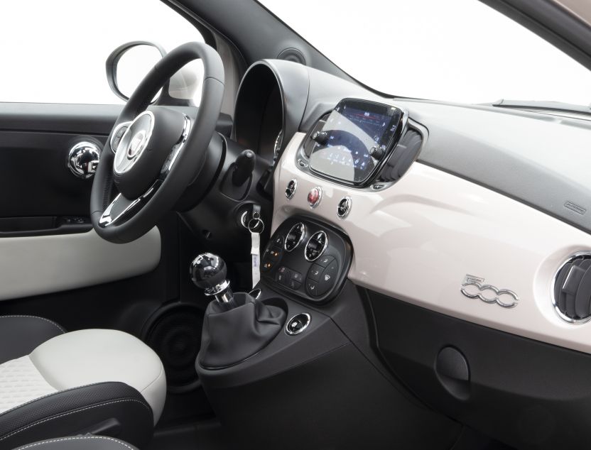 Interior de Fiat 500