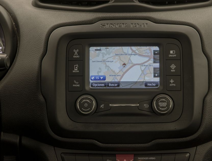 Interior de Jeep Renegade