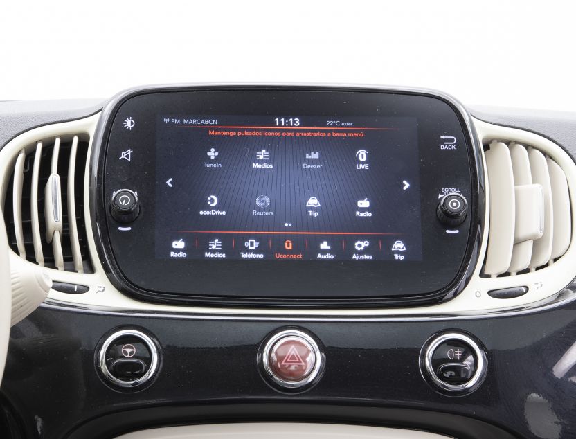 Interior de Fiat 500