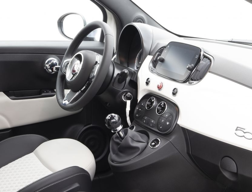 Interior de Fiat 500