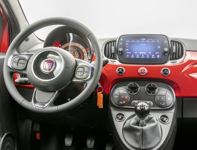 Interior de Fiat 500c