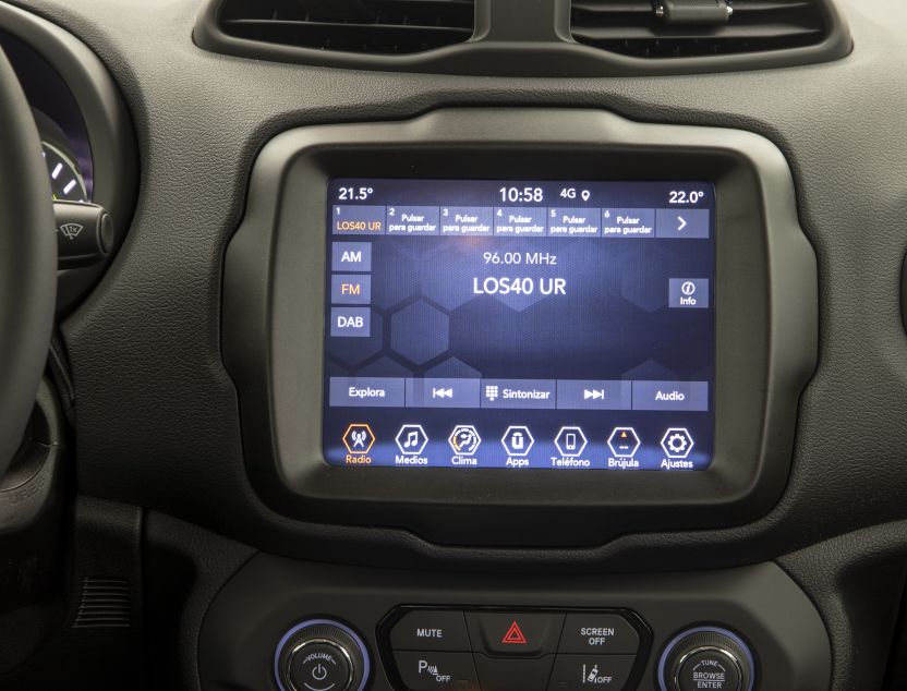 Interior de Jeep Renegade