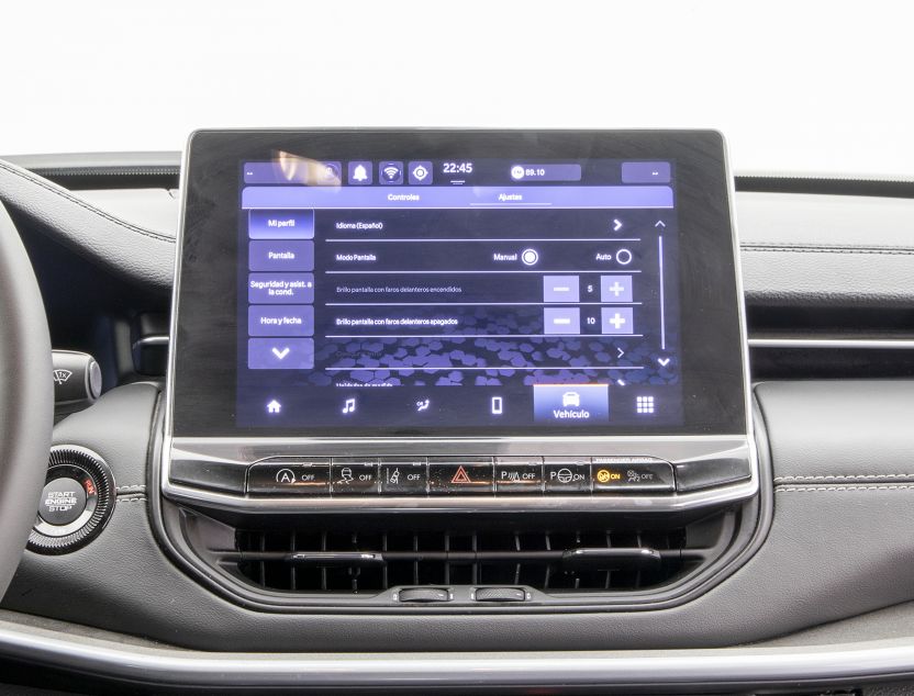 Interior de Jeep Compass