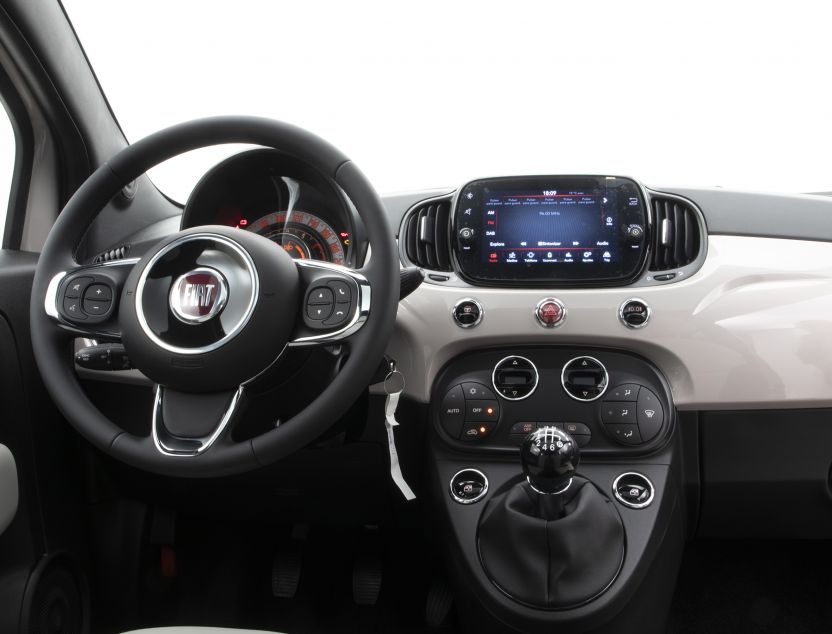 Interior de Fiat 500