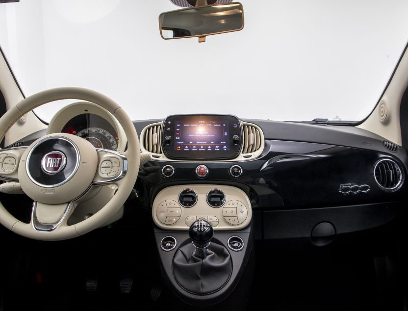 Interior de Fiat 500