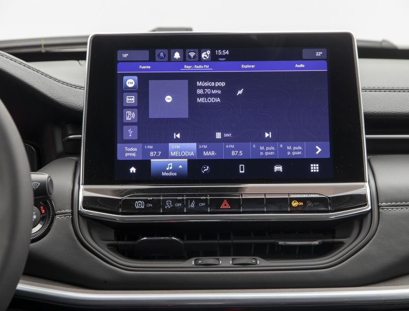 Interior de Jeep Compass