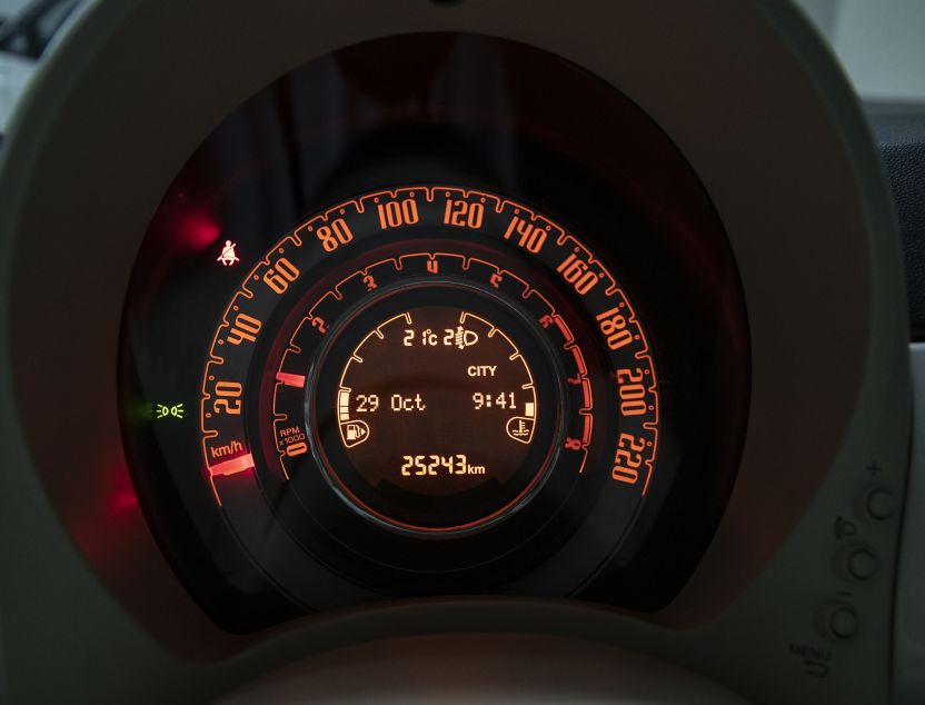 Interior de Fiat 500
