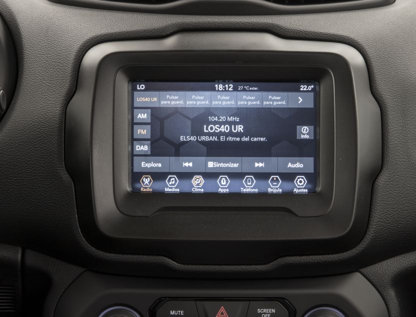 Interior de Jeep Renegade