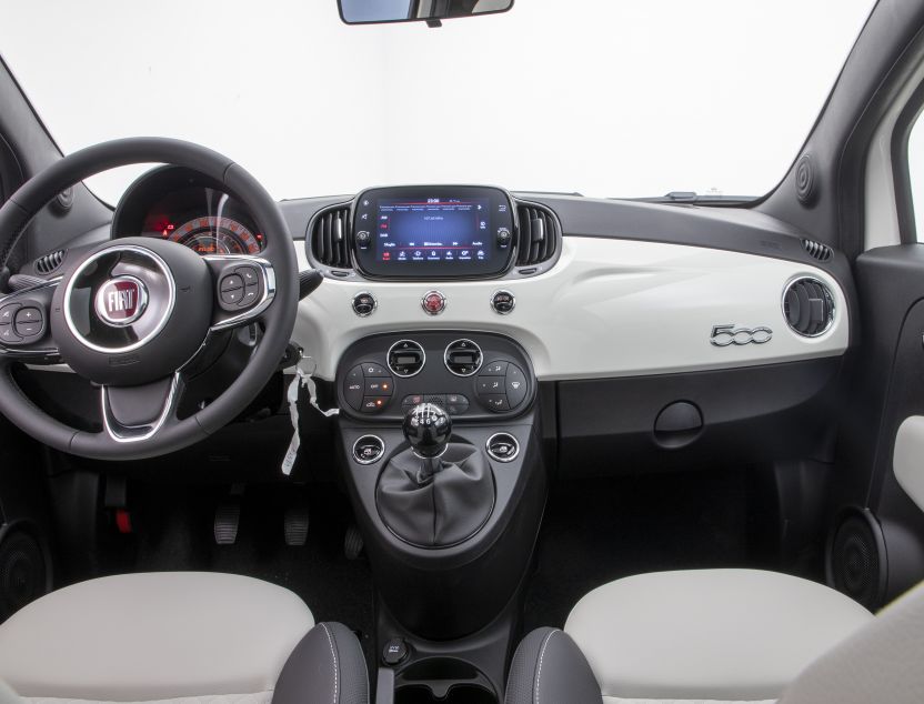 Interior de Fiat 500