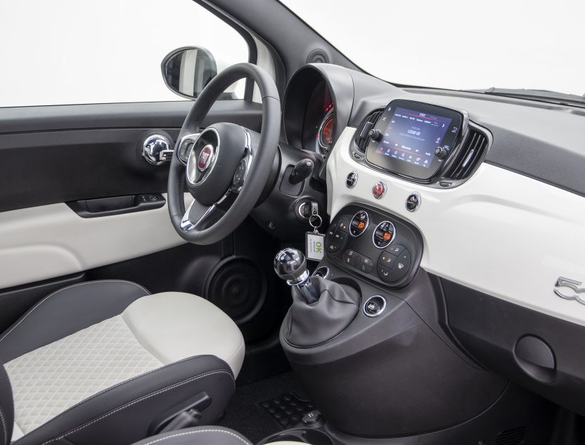 Interior de Fiat 500