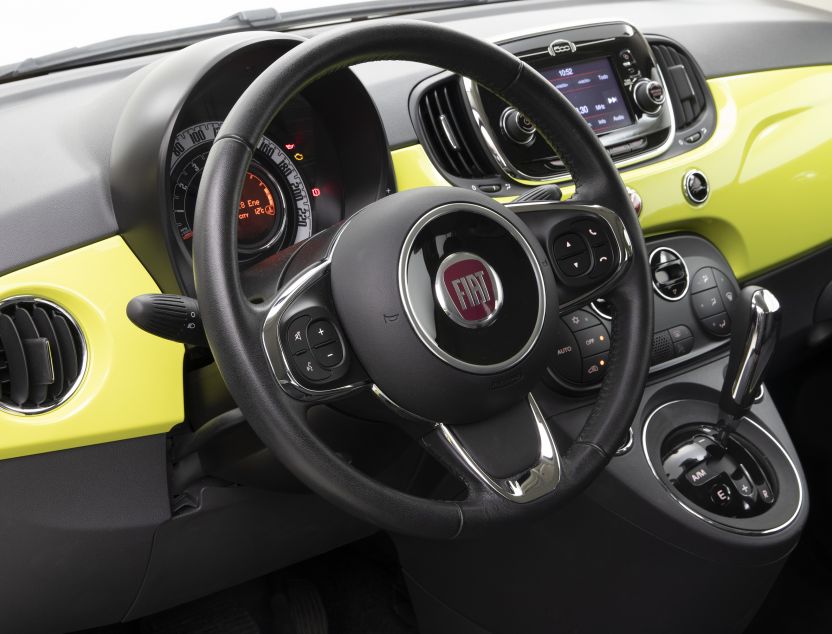 Interior de Fiat 500c