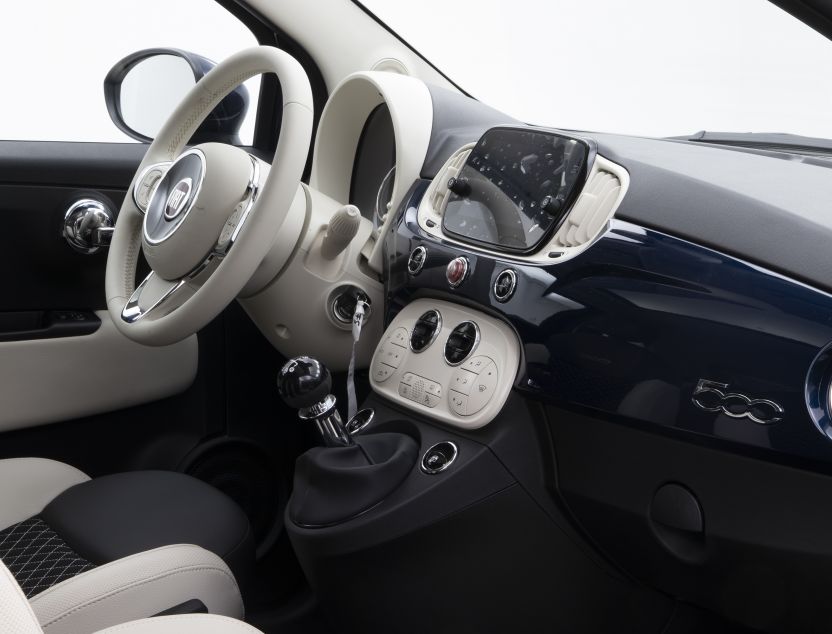 Interior de Fiat 500