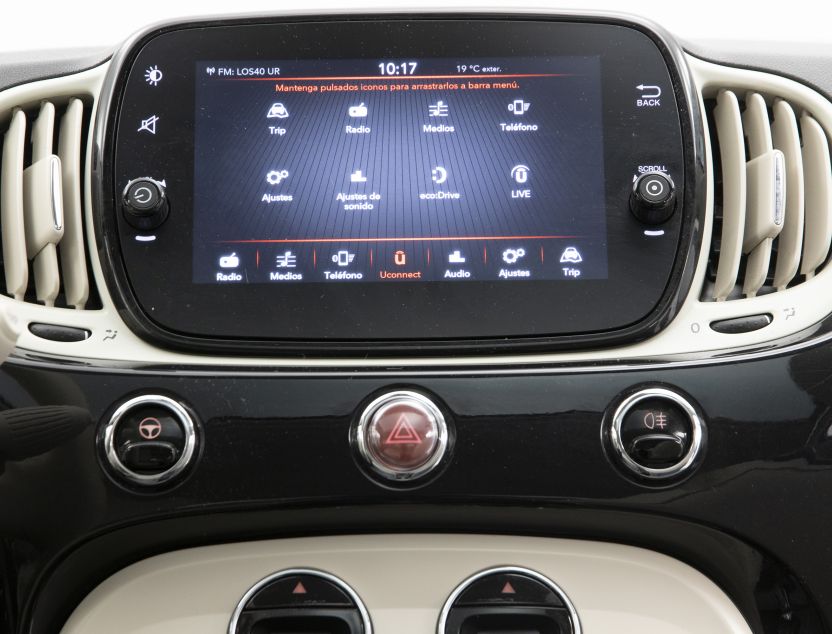 Interior de Fiat 500