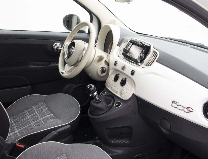 Interior de Fiat 500c