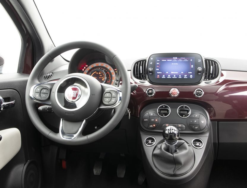 Interior de Fiat 500