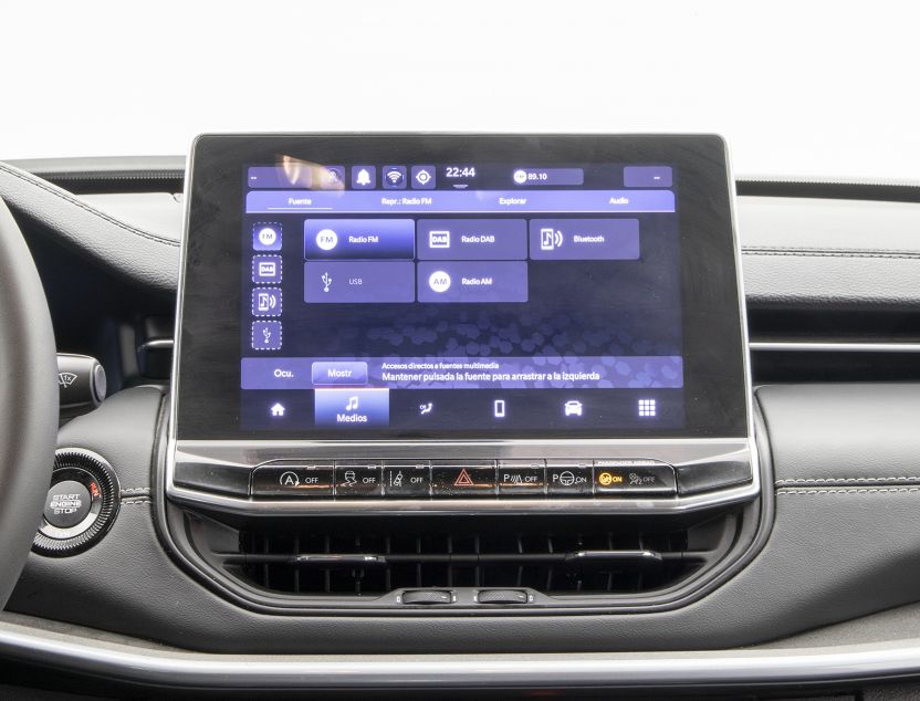 Interior de Jeep Compass