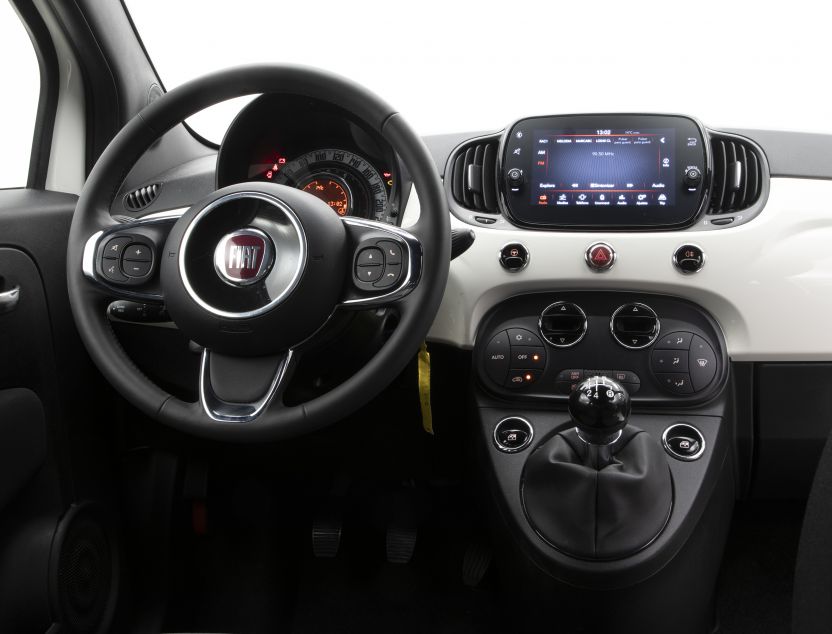 Interior de Fiat 500