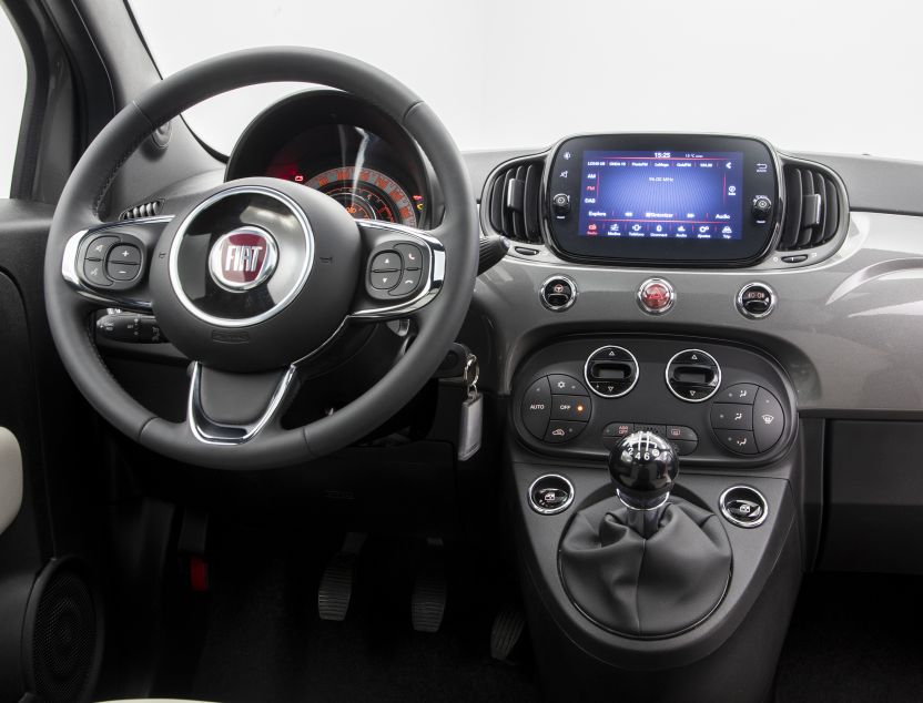 Interior de Fiat 500