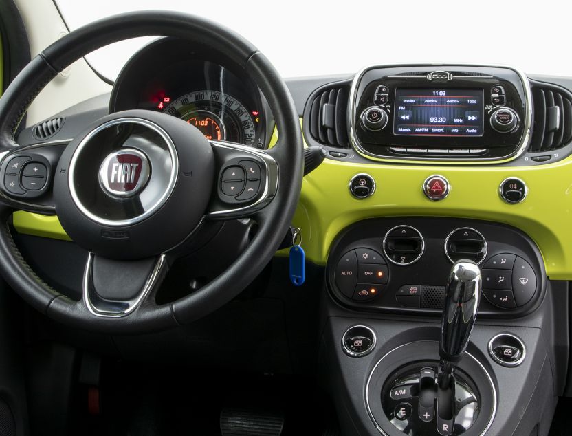 Interior de Fiat 500c