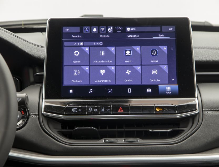 Interior de Jeep Compass