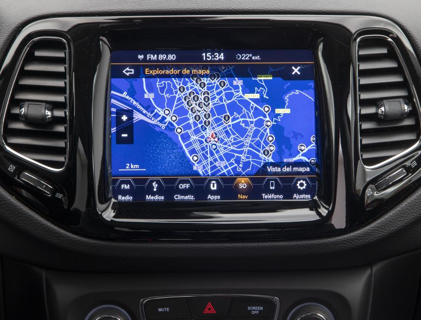 Interior de Jeep Compass