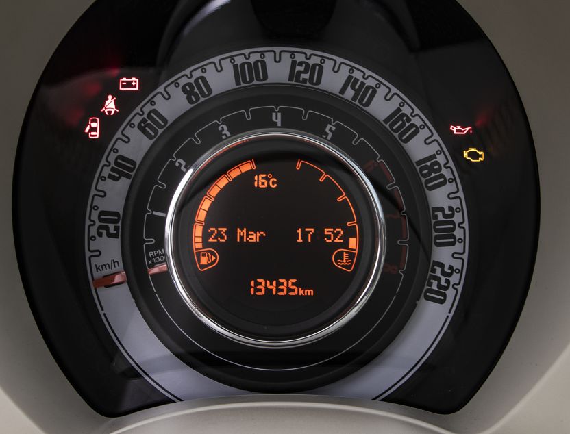 Interior de Fiat 500