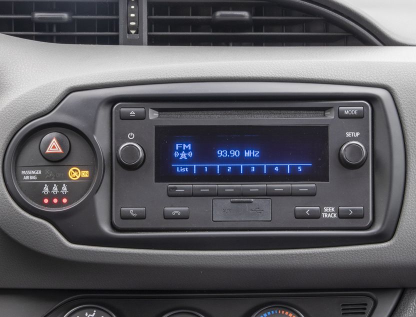 Interior de Toyota Yaris